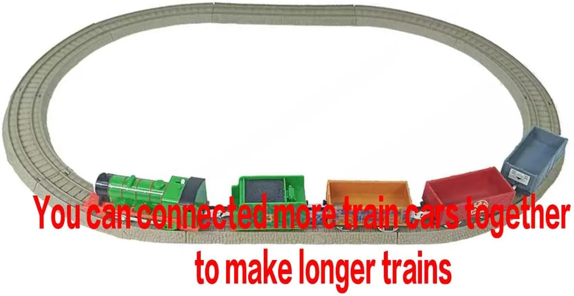 Th-omas and Friends Train Plastic Electric Master Battery Powered Toy Set Kids Boys Girls (DOD-ge Train Set)