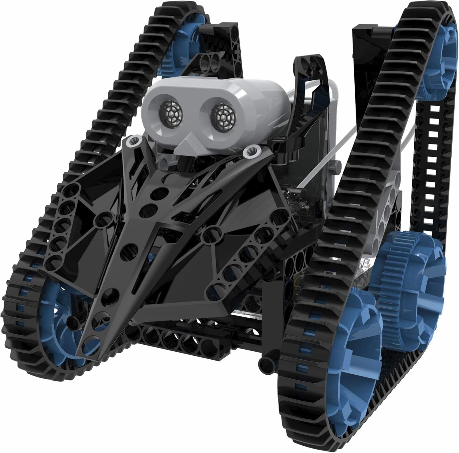 Thames & Kosmos | Robotics Smart Machines: Tracks & Treads | for Kids 8  | STEM Kit Builds 8 Robots | Color Manual to Help with Assembly | Requires Tablet or Smartphone | Parents' Choice Silver Award