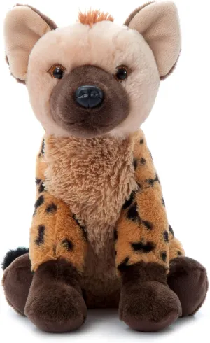 The Petting Zoo Hyena Stuffed Animal, Gifts for Kids, Wild Onez Zoo Animals, Hyena Plush Toy 12 inches