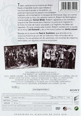 The Bandit of Sherwood Forest [ NON-USA FORMAT, PAL, Reg.2 Import - Spain ]