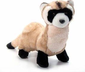 The Petting Zoo Black-Footed Ferret Stuffed Animal Plushie, Gifts for Kids, Wild Onez Animals, Ferret Plush Toy, 12 inches