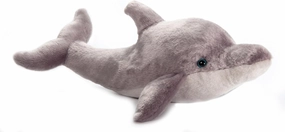 The Petting Zoo Dolphin Stuffed Animal Plushie, Gifts for Kids, Wild Onez Sealife Animals, Dolphin Plush Toy, 21 inches