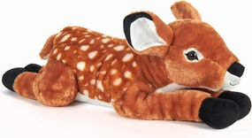 The Petting Zoo Fawn Stuffed Animal Plushie, Gifts for Kids, Wild Onez Wildlife Animals, Jumbo Fawn Plush Toy 20 inches