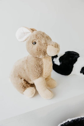 The Petting Zoo Hare Stuffed Animal Plushie, Gifts for Kids, Wild Onez Wildlife Animals, Rabbit Plush Toy 12 inches