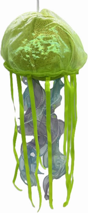 The Petting Zoo, Jellyfish Stuffed Animal, Gifts for Girls, Sparkly Jellyfish Plush Toys (Green, 8 inch)