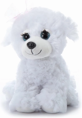 The Petting Zoo, Lash'z Bichon Frise Dog Stuffed Animal, Gifts for Girls, Plush Toy 10 inches