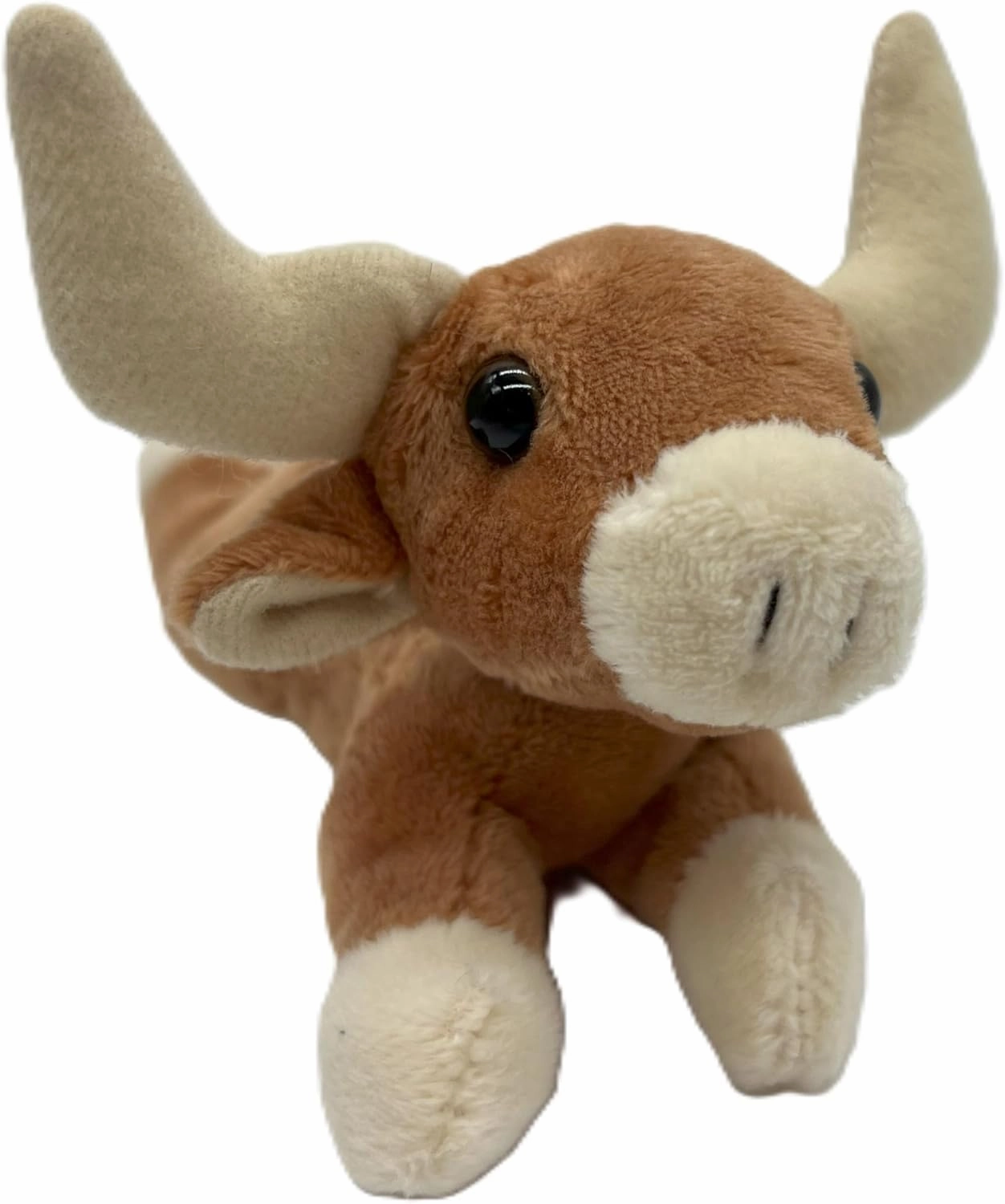 The Petting Zoo, Mermaid Doll with Longhorn Cow Stuffed Animal, Gifts for Girls Plush Mermaid Doll with Long Horn Plush Toy, 17 inch, Ethnic