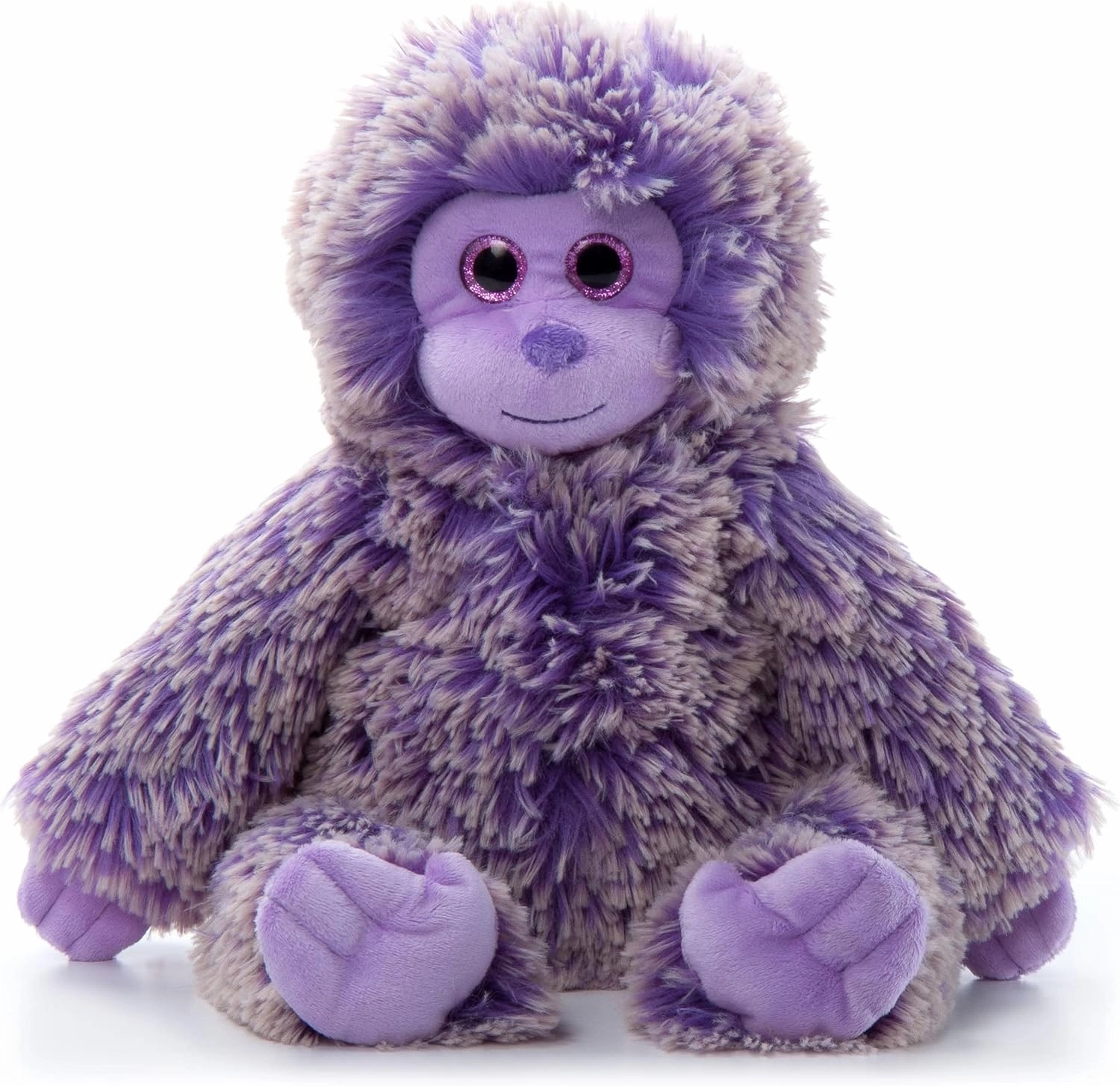 The Petting Zoo Purple Monkey Stuffed Animal, Gifts for Kids, Purple Pazzion Monkey Plush Toy 10 inches