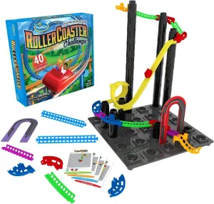 ThinkFun Roller Coaster Challenge STEM Toy and Building Game for Boys and Girls Age 6 and Up – TOTY Game of the Year Finalist