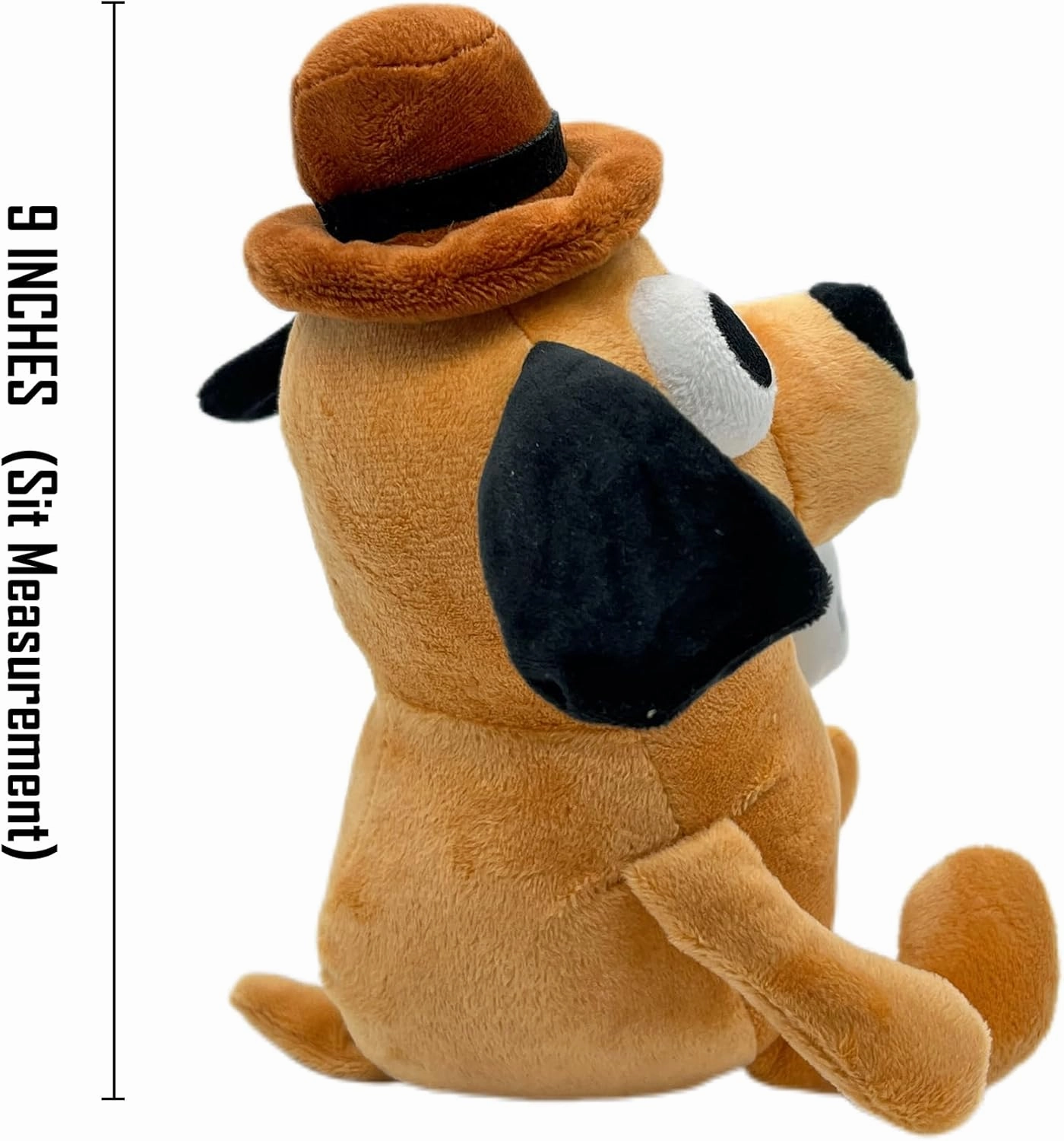 This is Fine Dog Plush, 11" inches Sized, Funny Coffee Drinking Dog Stuffed Animal Action Figures Soft Dolls Meme Plushies, Xmas Birthday Party Graduation Humor Gag Hilarious Ideal Gifts