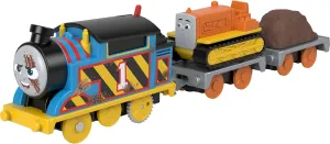 Thomas & Friends Motorized Toy Train Construction Crew Thomas & Terence The Tractor for Preschool Pretend Play Ages 3  Years