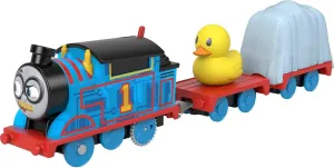 Thomas & Friends Motorized Toy Train Secret Agent Thomas Battery-Powered Engine with Cargo for Preschool Pretend Play Kids Ages 3  Years