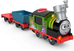 Thomas and Friends Talking Toy Train Battery Operated Whiff Motor with Phrases, Sounds and Cargo for Preschool Play - HRB39