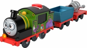 Thomas & Friends Motorized Toy Train Talking Whiff Engine with Sounds Phrases & Cargo Car for Preschool Pretend Play Kids Ages 3  Years