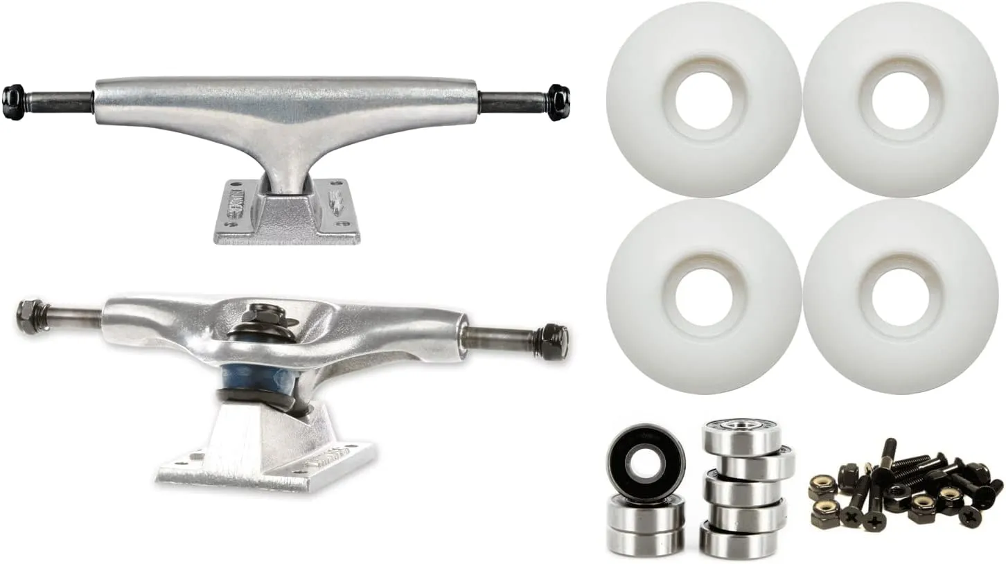 Thunder 143 (7.125") Skateboard Trucks 52mm Wheels and Bullseye Bearings Combo Package