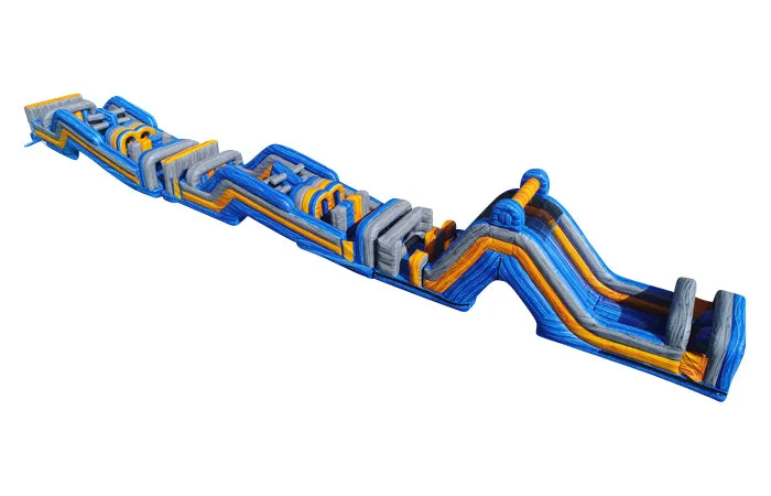 Thunder Mountain Inflatable Obstacle Course - 3 Piece, Commercial-Grade, Wholesale Supplier, 123 ft