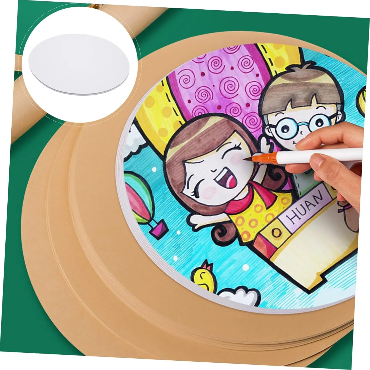 TOPPERFUN 50pcs Painting Cardboard for Art Projects Thick Sketch Paper Cards for Oil Painting Crafting Drawing and Boys and Girls Creative Activities