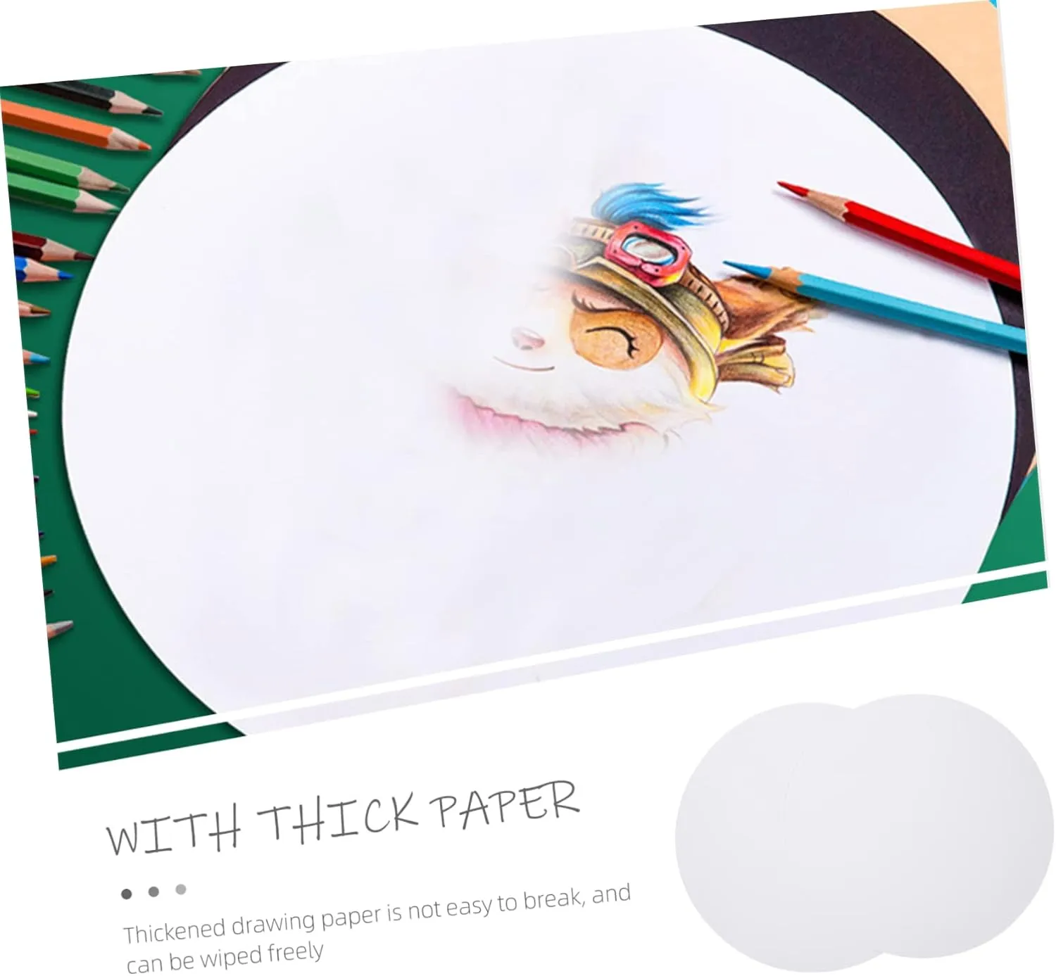 TOPPERFUN 50pcs Painting Cardboard for Art Projects Thick Sketch Paper Cards for Oil Painting Crafting Drawing and Boys and Girls Creative Activities