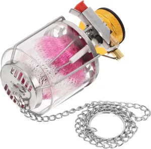 Totority Outdoor Gas Lamp Vintage Style Lantern Propane Camping Light Portable Decorative Gas Lamp for Tent
