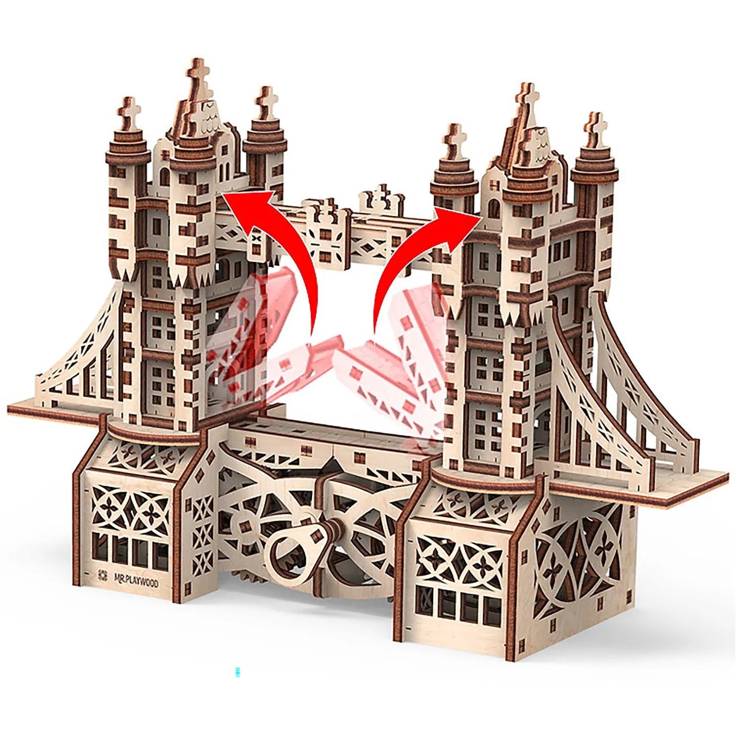 Tower Bridge S 3D Wooden STEM Model