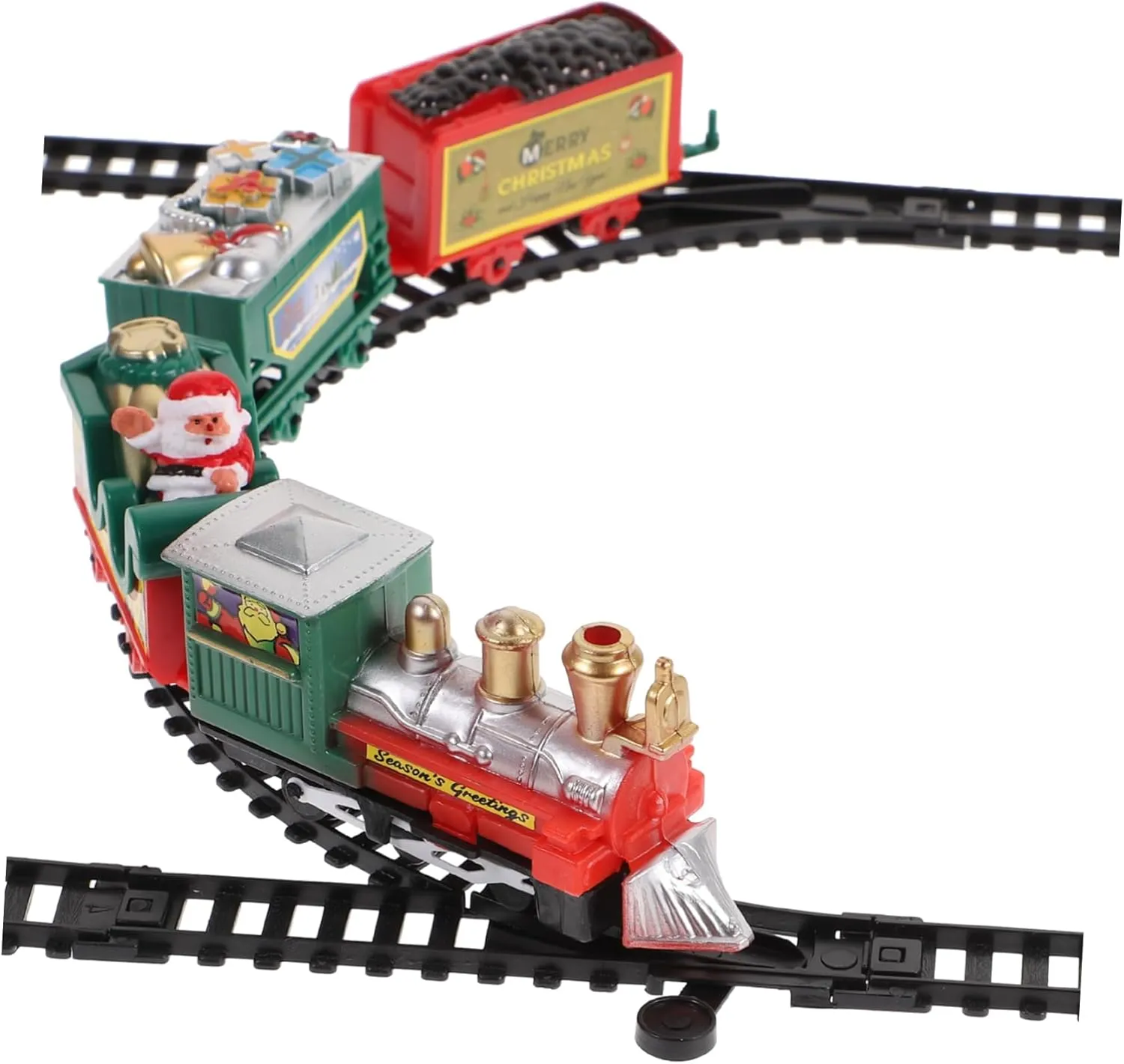 Toy Train Sets Christmas Electric Train Track Boys and Girls Decorative Music Model