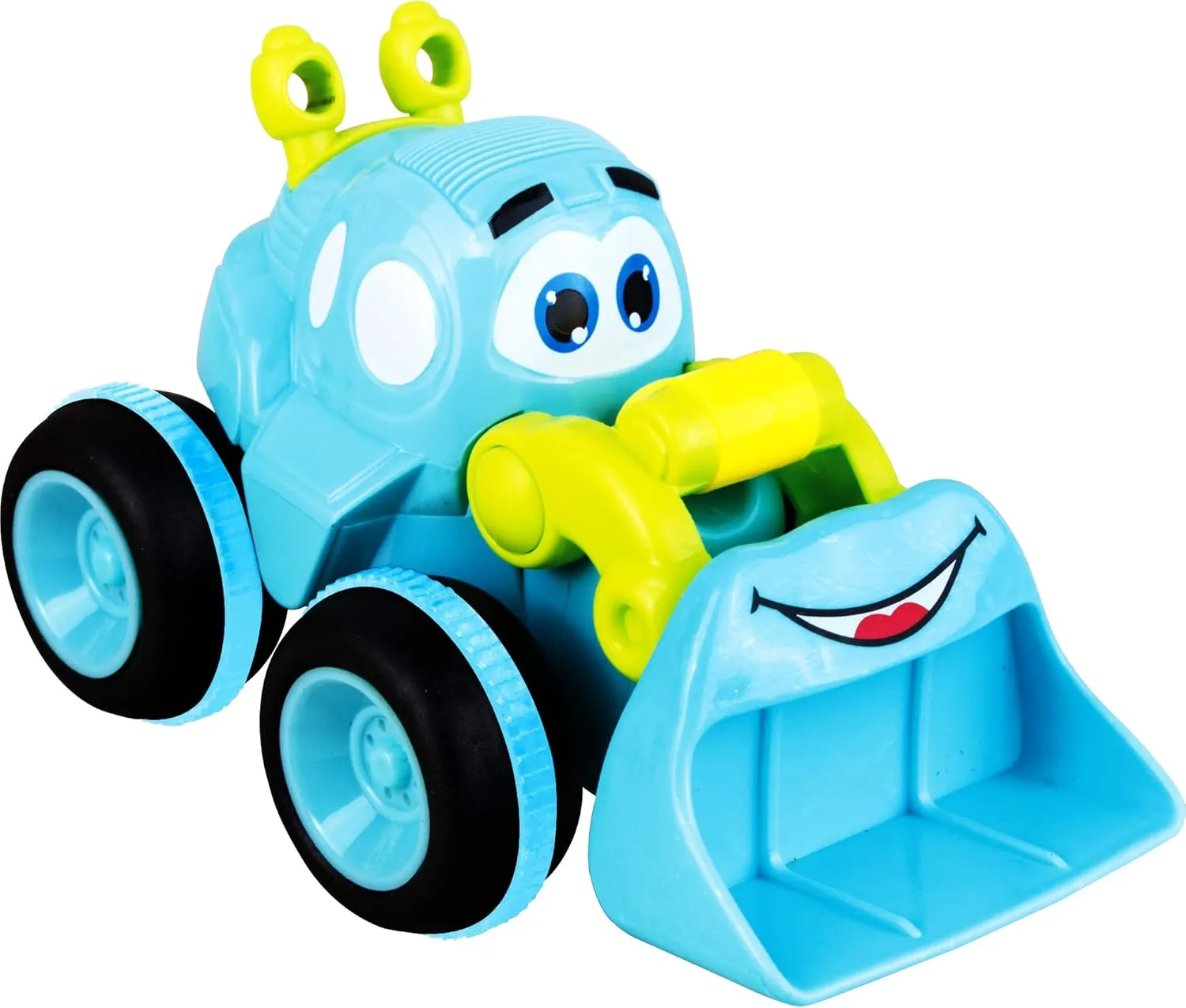 Toys for a 2 Year Old Boy - 4 Friction Powered Trucks for 3  Year Old Boys, Push & Go Cars Cartoon Construction Vehicle Set - Best Toddler Boys Toys & Toy Trucks, Play Pull Back Car, Idea