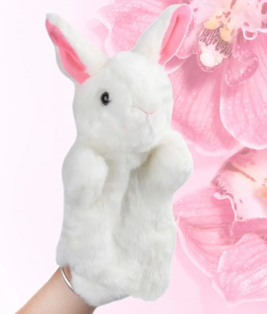 Toyvian Stuffed Animal Toy Kids Hand Puppet Game Animal Puppet Toy, Puppets for Toddlers Hand Puppets for Kids Human Hand Dog Toy 1 Pc Rabbit Rabbit Gloves Puppets Plush Animal Puppet Toy