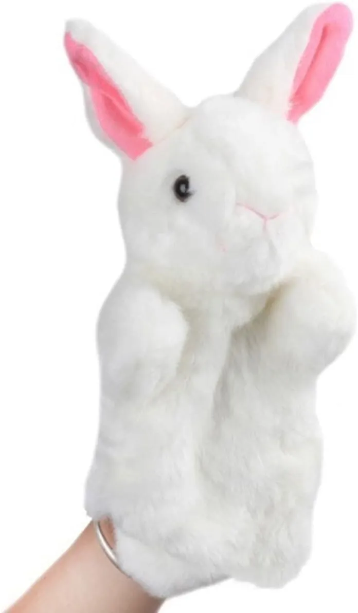 Toyvian Stuffed Animal Toy Kids Hand Puppet Game Animal Puppet Toy, Puppets for Toddlers Hand Puppets for Kids Human Hand Dog Toy 1 Pc Rabbit Rabbit Gloves Puppets Plush Animal Puppet Toy