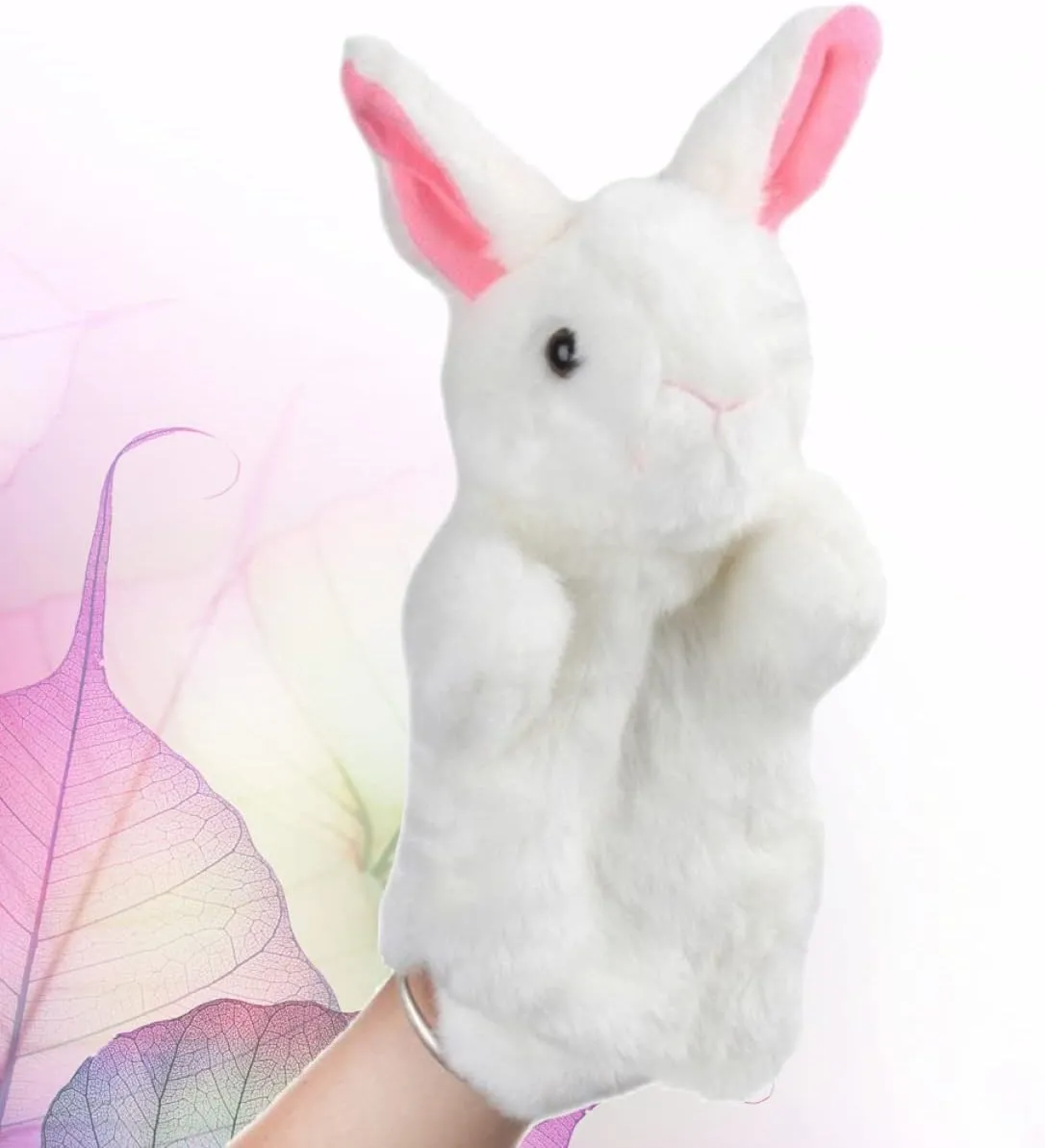 Toyvian Stuffed Animal Toy Kids Hand Puppet Game Animal Puppet Toy, Puppets for Toddlers Hand Puppets for Kids Human Hand Dog Toy 1 Pc Rabbit Rabbit Gloves Puppets Plush Animal Puppet Toy
