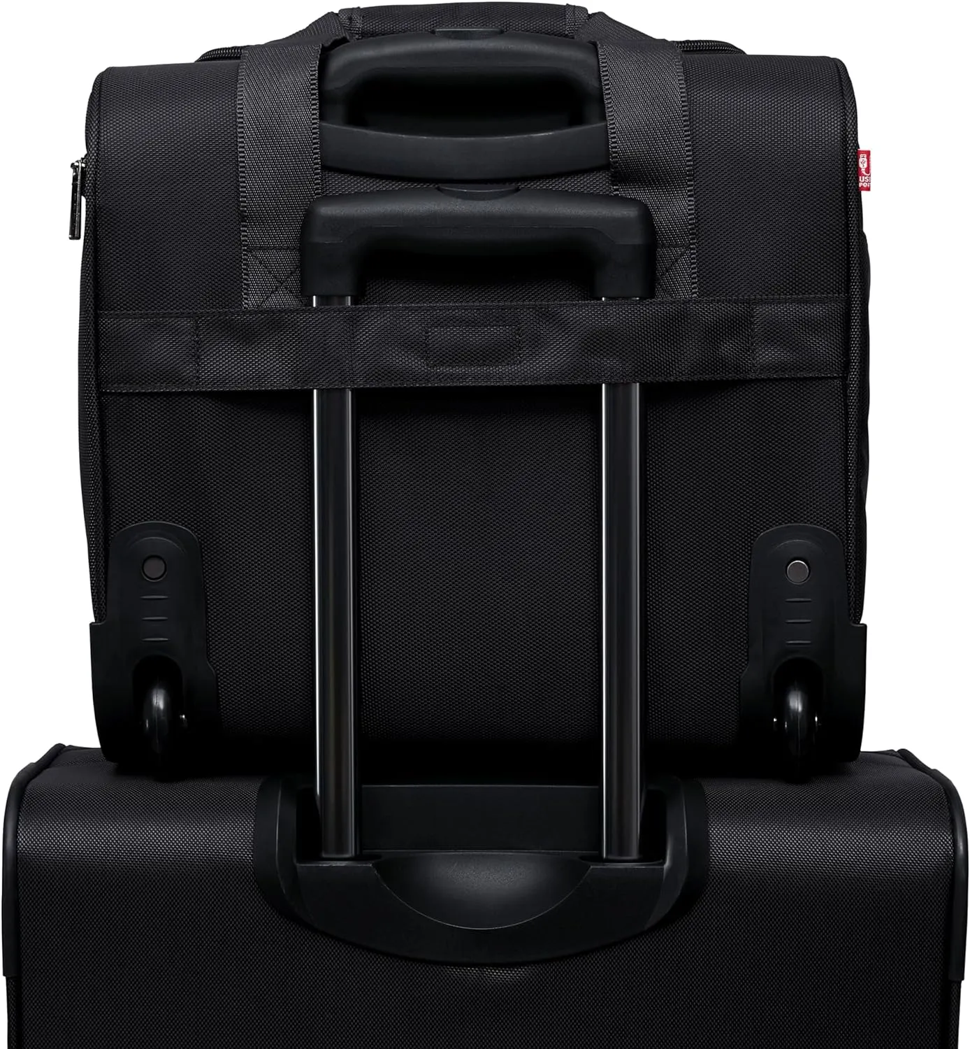 TPRC Smart Under Seat Carry-On Luggage with USB Charging Port, Black, Underseater 15-Inch