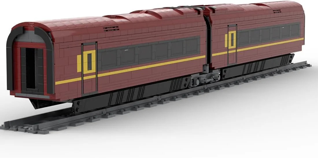 Train Building Blocks Set with Tracks, 1852pcs AGV-575 Italo High Speed Train Model Train Collectible Display Model Gifts for Locomotive Lover