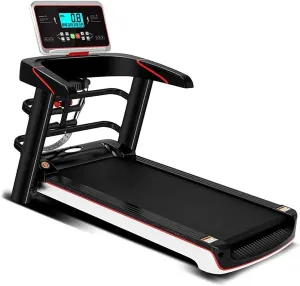 Treadmills Foldable Electric Running Machines Treadmills for Home Multi-Function Treadmills Electric Motorized Treadmill with Device Holder Shock Absorption 3 Countdown Modes 12 Speed A