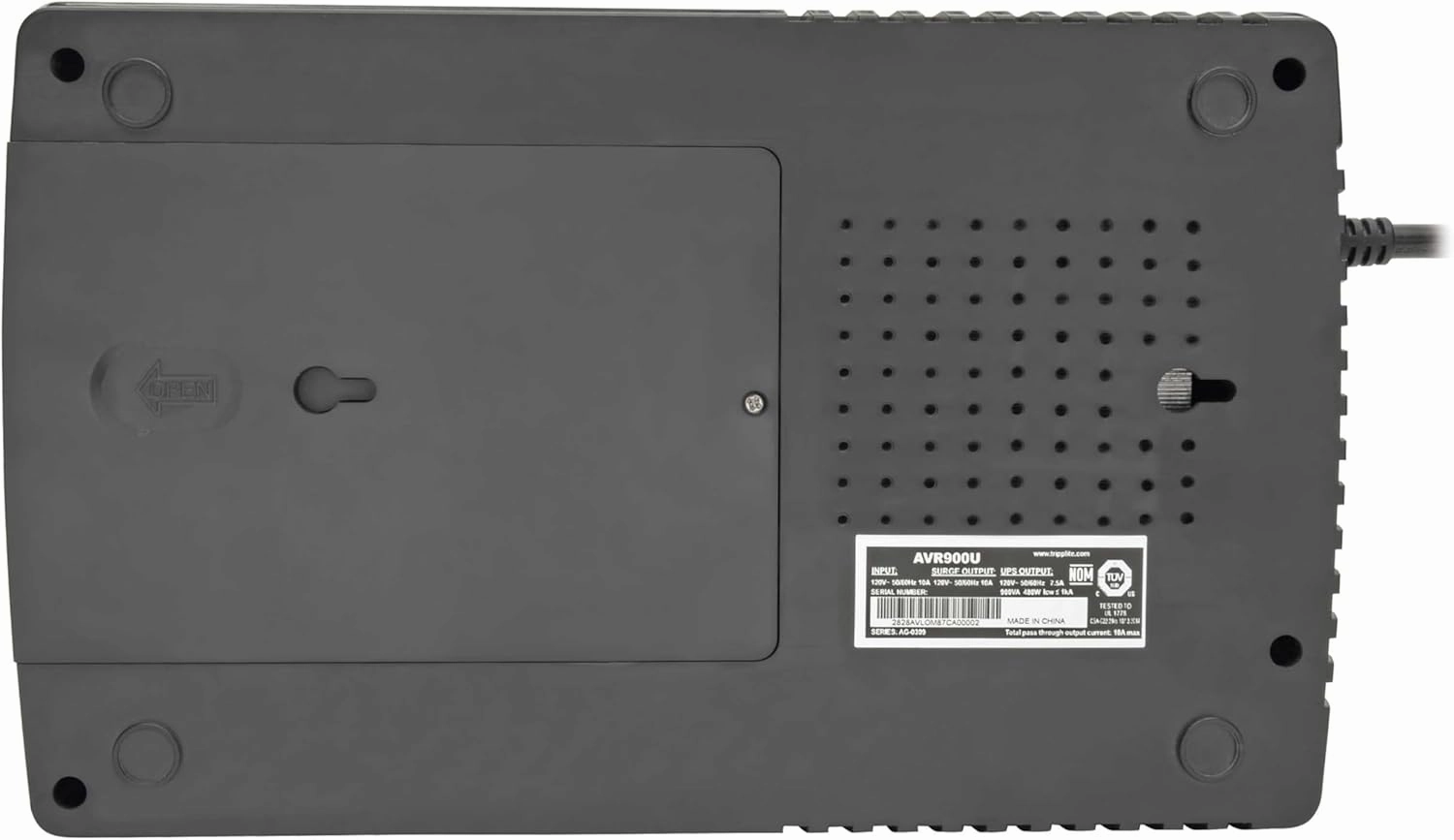 Tripp Lite UPS 900VA 480W Desktop Battery Back Up AVR Compact 120V USB RJ11
