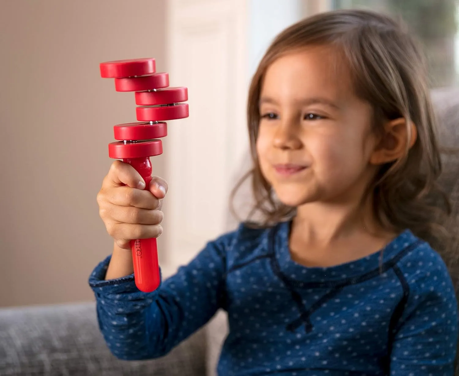 TrueBalance – Portable Balance Game for Kids & Adults | Boosts Coordination, Focus & Fine Motor Skills | Great for STEM Learning, Therapy, Desk Fidgeting & Travel Entertainment, Mini Red