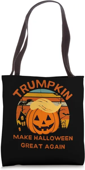 Trumkin Funny Trump Vintage Make Halloween Great Again Tote Bag