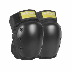 TSG Kneepad All Ground, Skateboarding Protection Pad, Hardshell, Durable High Grade, Double Stitching, EVA Impact Foam, High Density Caps, Pre Shaped, Tear Resistant, Open Back Design with neoprene butterfly closure