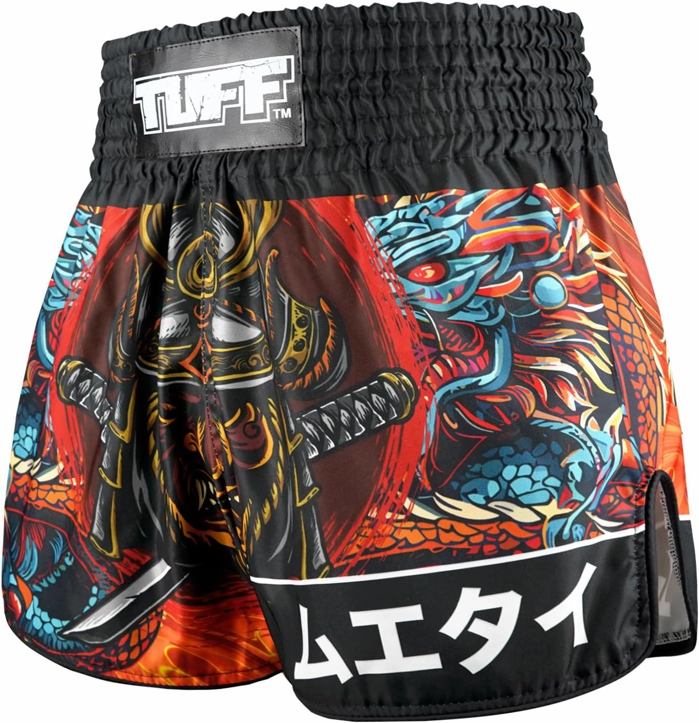 Tuff Sport Muay Thai Boxing Shorts Retro Styles Classic Slim Cut MMA Kickboxing Workout Set Clothing Training