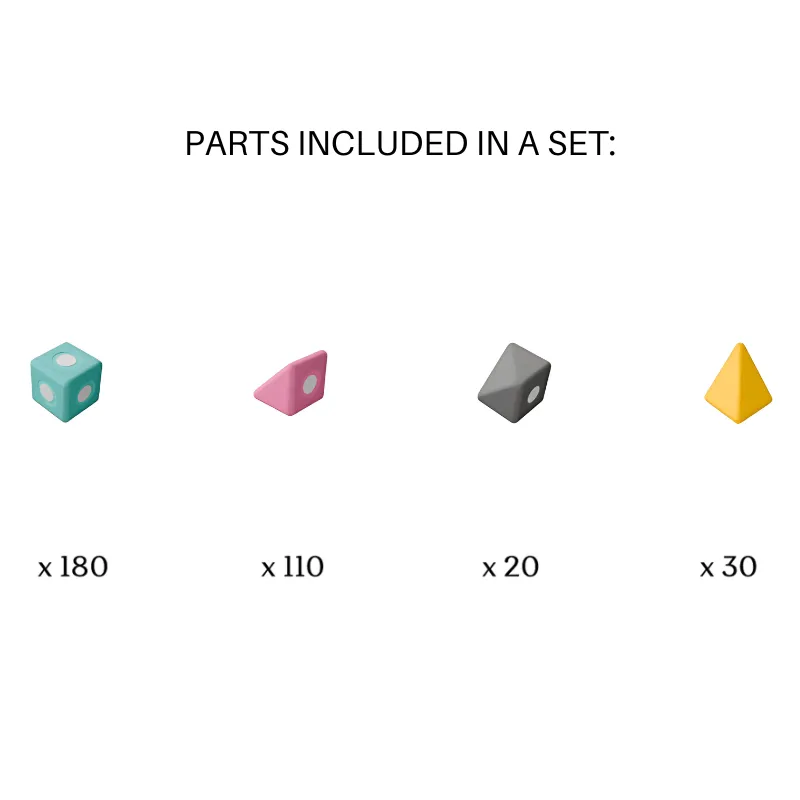 TUKI Big Magnetic Blocks Set - Smart 340