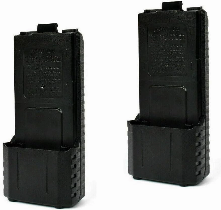 UAYESOK 6AA Battery Case Shell for BaoFeng UV-5R UV-5R Plus UV-5RE UV-5RE Plus UV-5RB TYT TH-F8（2 Pack）