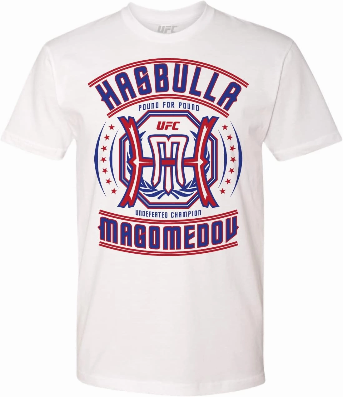 UFC Men's Standard Hasbulla Undefeated Short Sleeve Classic Fit Shirt
