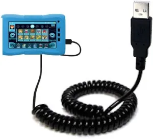 Unique Coiled USB Charge and Data Sync Cable for The KD Interactive Kurio 7 – Charging and HotSync Functions with one Cable. Built with TipExchange