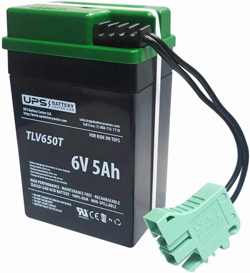 UPSBatteryCenter Compatible 6V Replacement for 6 Volt Peg Perego Choo Choo Express Train Battery
