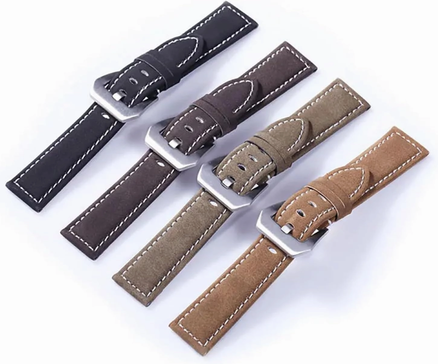 UTHAI watch strap 18mm 20mm 22mm 24mm frosted calf high-end watch band Universal smart watch bracelet P12