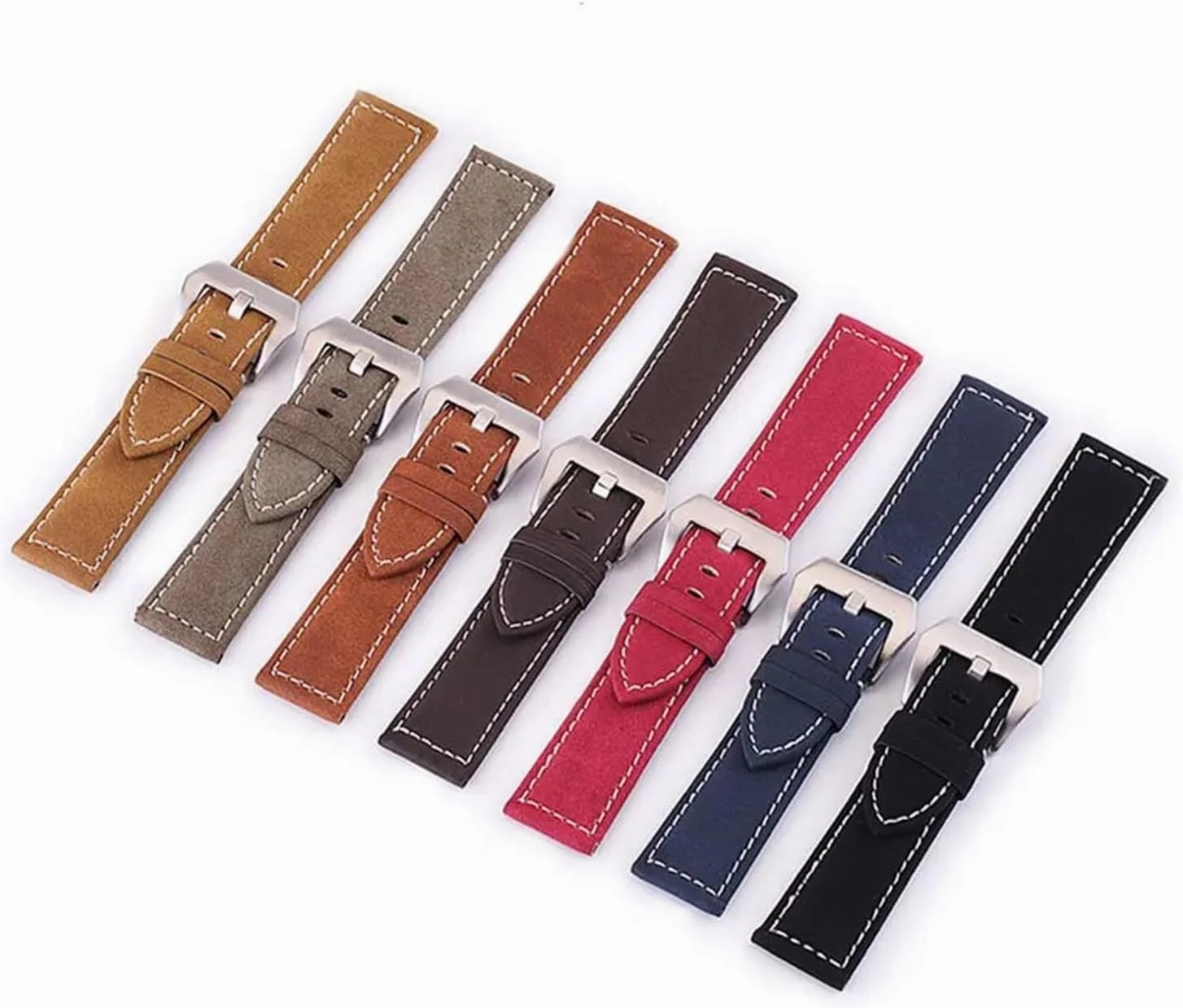 UTHAI watch strap 18mm 20mm 22mm 24mm frosted calf high-end watch band Universal smart watch bracelet P12