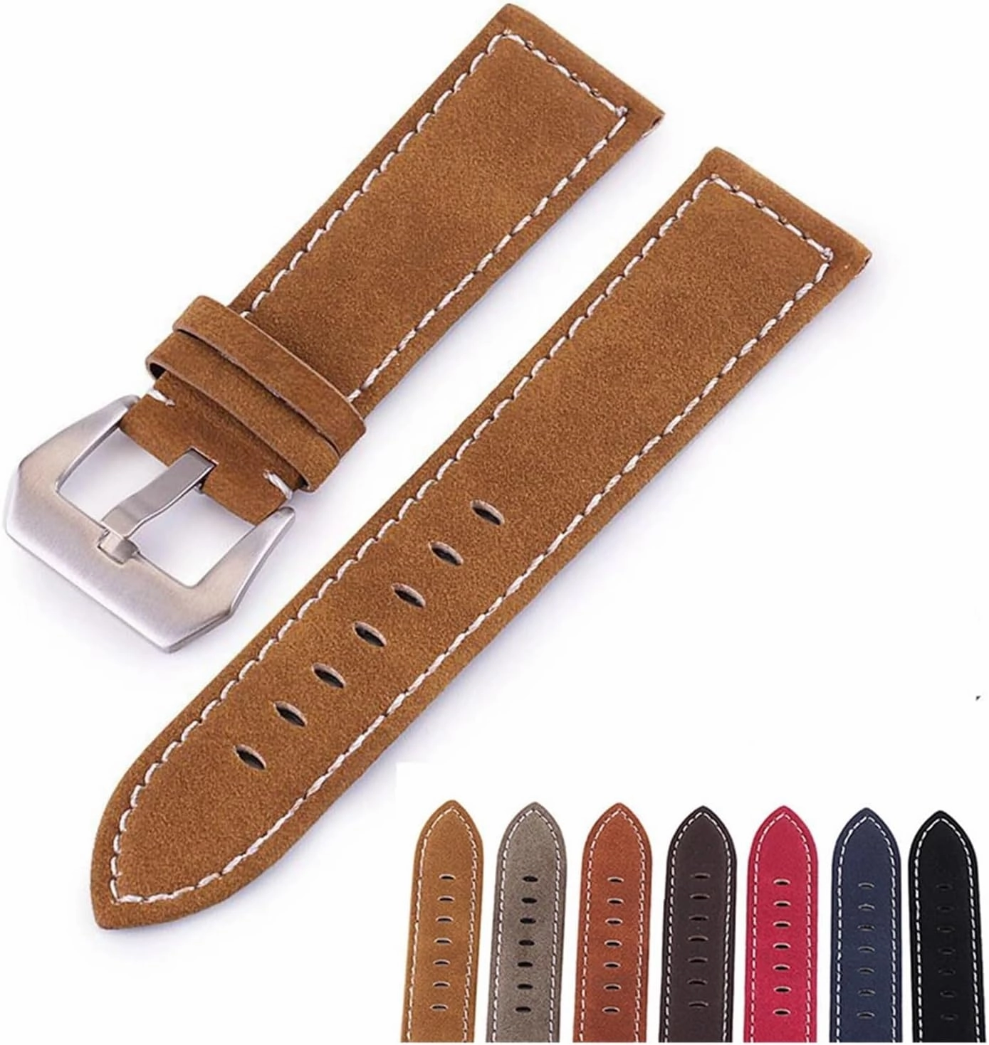 UTHAI watch strap 18mm 20mm 22mm 24mm frosted calf high-end watch band Universal smart watch bracelet P12