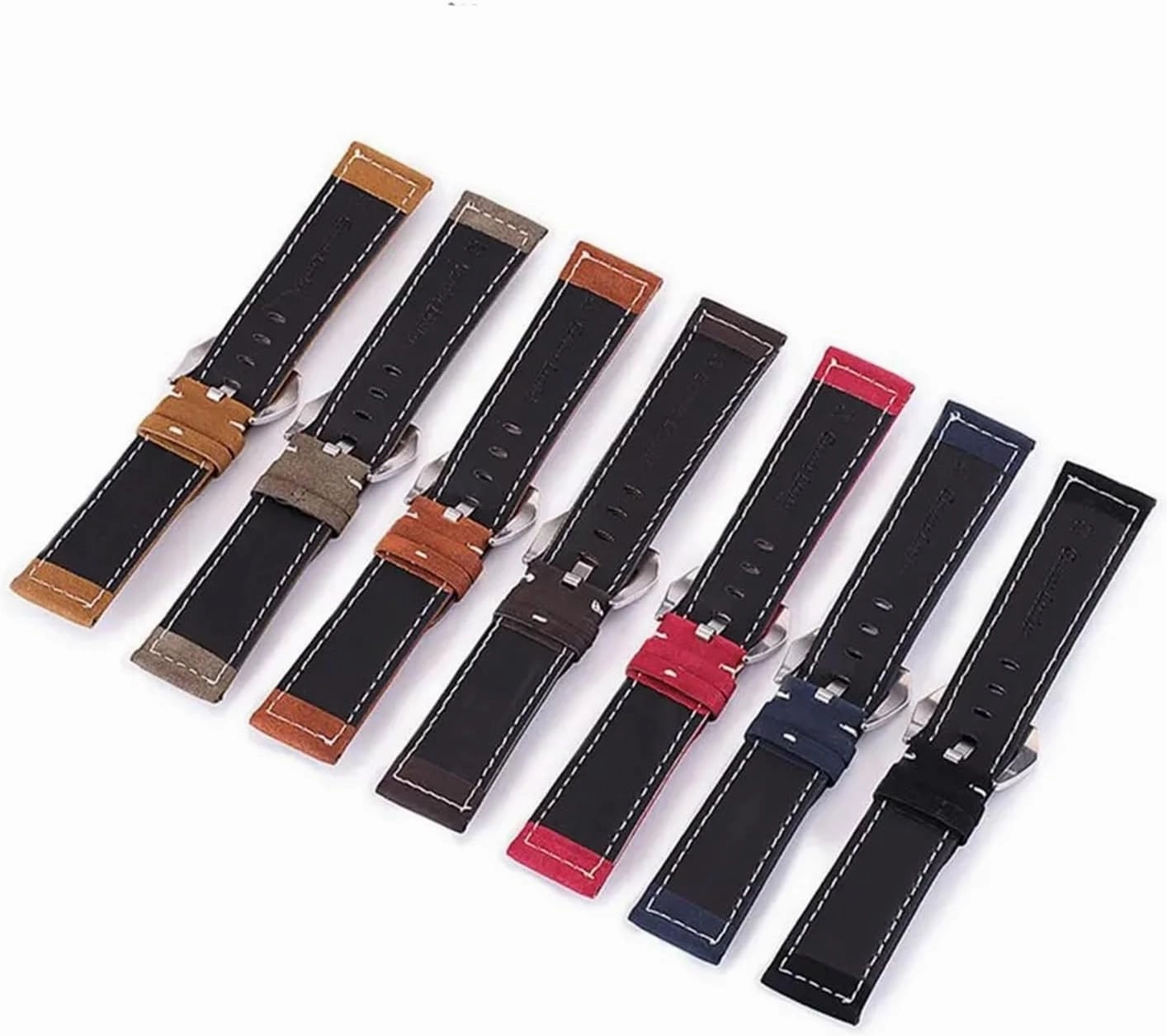 UTHAI watch strap 18mm 20mm 22mm 24mm frosted calf high-end watch band Universal smart watch bracelet P12