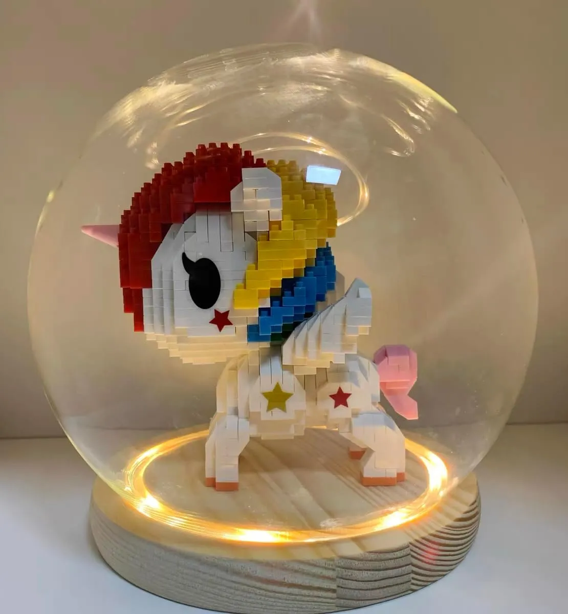 Uvini Micro Blocks Adult Building Blocks Toy Set, Valentine's Day Gift, Christmas Day Gift, Fun DIY Building Blocks Unicorn for Adults or Kids, Best Gift for Girls 870pcs (US Shipping)