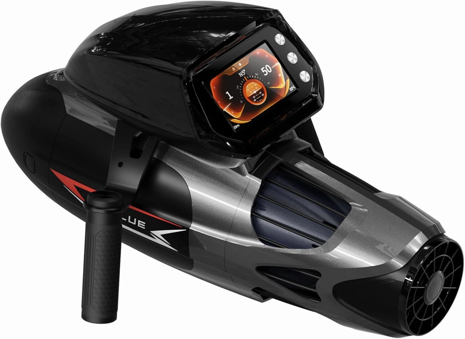 Vapor Pump-Jet Underwater Scooter 3 Gear Speed 60 Minutes 6.21mph 46lbf for Free Diving Scuba Diving Snorkeling Recreational Toys for Yachts and Boats
