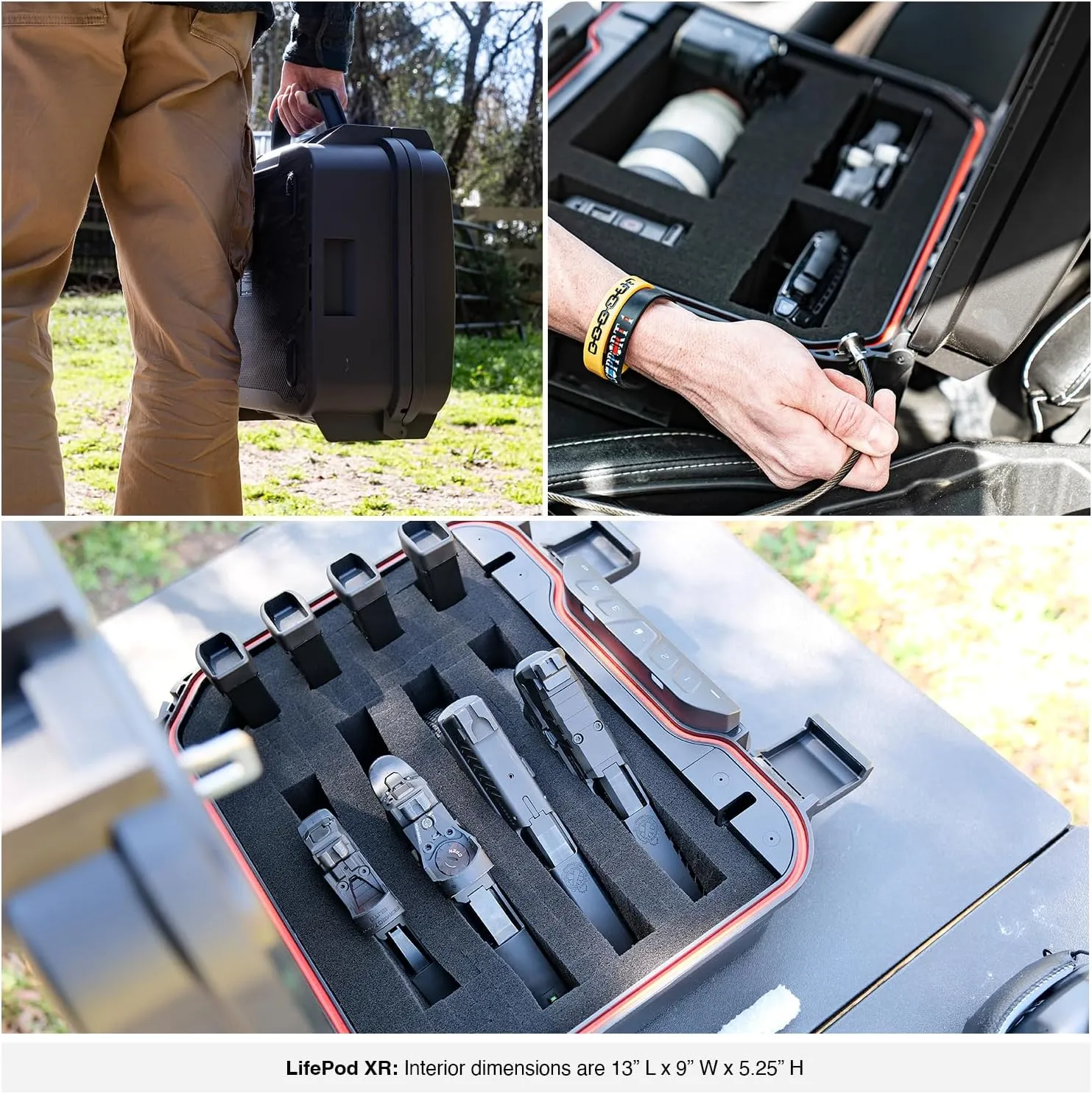 Vaultek XR Standard Edition Rugged and Portable Safe with Smart Sense Keypad