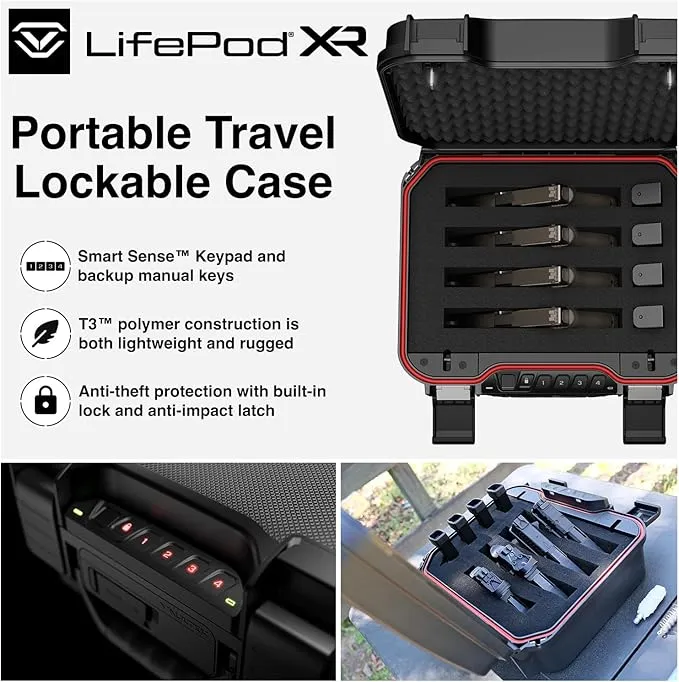 Vaultek XR Standard Edition Rugged and Portable Safe with Smart Sense Keypad